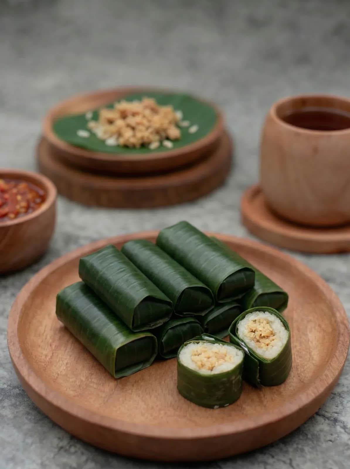 Lemper Isi Ayam
