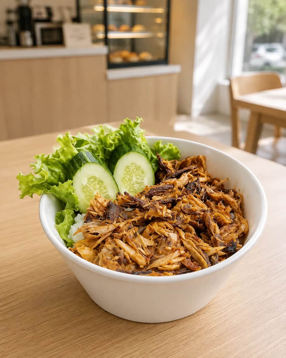 Nasi Tongkol Suwir Bowl