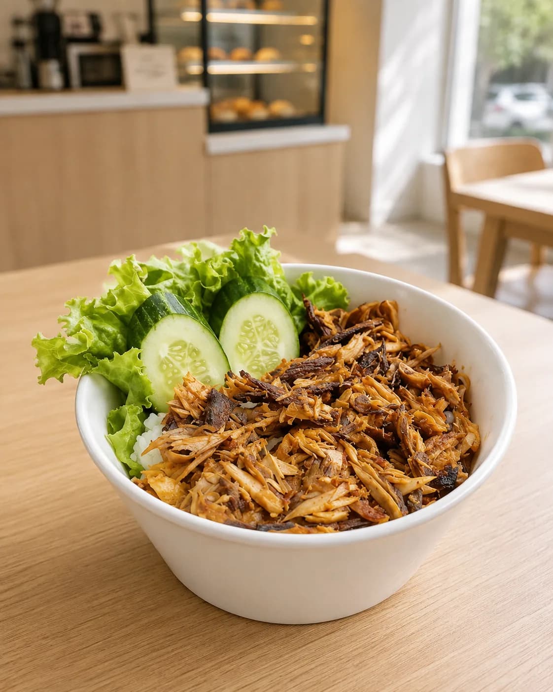 Nasi Tongkol Suwir Bowl