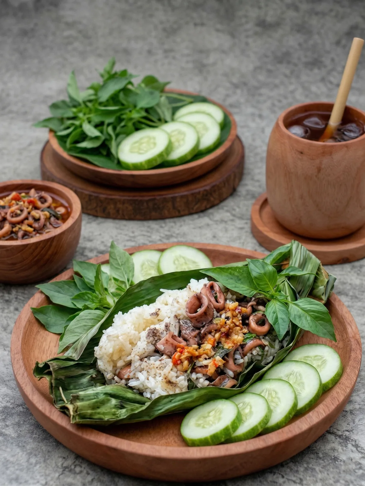Nasi Bakar Cumi