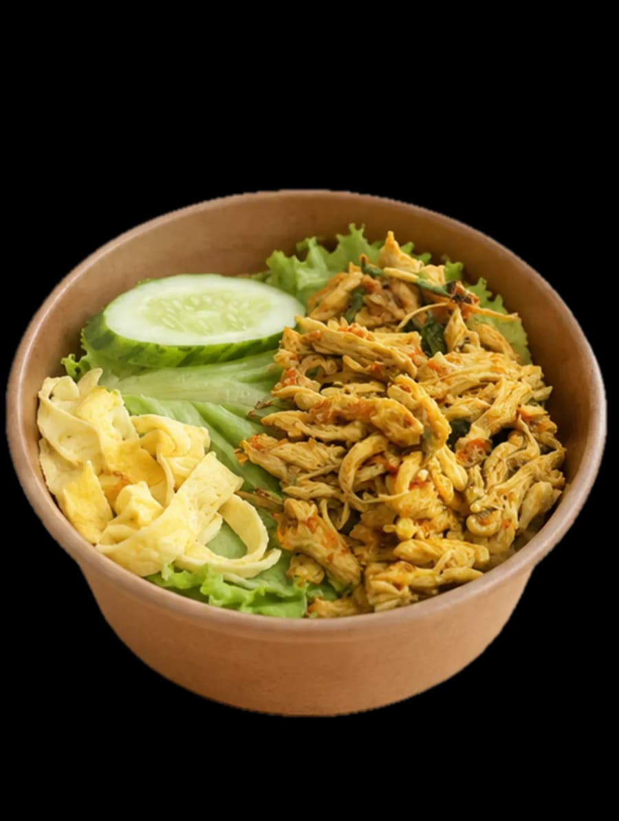Nasi Ayam Suwir Kemangi Bowl